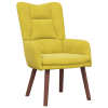 vidaXL Pihentető Szék Sárga Velúr (42001810)
