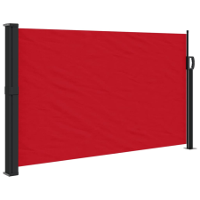 vidaXL piros behúzható oldalsó napellenző 120 x 600 cm (4004492) kerti bútor