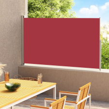 vidaXL piros behúzható oldalsó terasznapellenző 180 x 300 cm kerti bútor