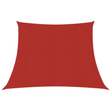 vidaXL Piros HDPE napvitorla 160 g/m² 3/4 x 3 m kerti bútor
