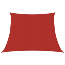 vidaXL piros HDPE napvitorla 160 g/m² 4/5 x 3 m kerti bútor