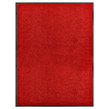 vidaXL Piros mosható lábtörlő 90 x 120 cm lakástextília