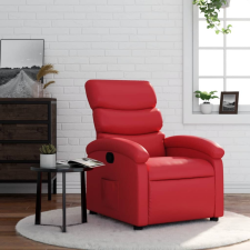 vidaXL piros műbőr dönthető fotel bútor