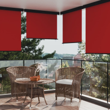 vidaXL piros oldalsó terasznapellenző 140 x 250 cm kerti bútor