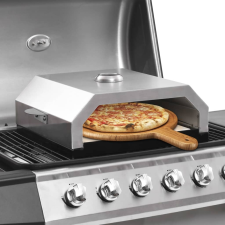 vidaXL pizzasütő kerámialappal gázüzemű/faszenes grillezőhöz pizzasütő