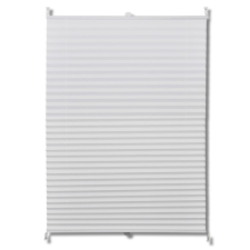 vidaXL Plisse Roló 110 x 200 cm Fehér Redős Roló (240616) lakástextília