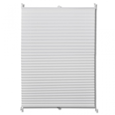 vidaXL Plisse Roló 50x125 cm Fehér Redős Roló lakástextília
