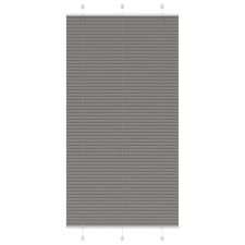 vidaXL pliszírozott redőny antracit 105x200 cm szövetszélesség 104,4cm lakástextília