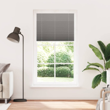 vidaXL pliszírozott redőny antracit 105x200 cm szövetszélesség 104,4cm (4015110) lakástextília