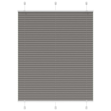 vidaXL pliszírozott redőny antracit 110x150 cm szövetszélesség 109,4cm redőny
