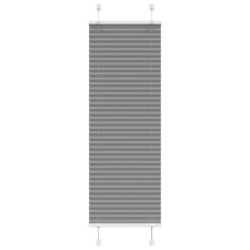 vidaXL pliszírozott redőny antracit 45x150 cm szövetszélesség 44,4 cm redőny