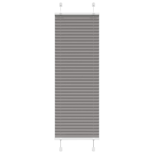 vidaXL pliszírozott redőny antracit 50x100 cm szövetszélesség 49,4 cm (4015065) lakástextília