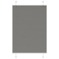 vidaXL pliszírozott redőny antracit 85x150 cm szövetszélesség 84,4 cm redőny