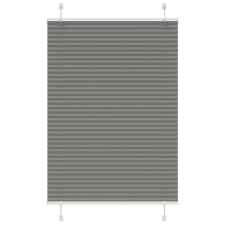 vidaXL pliszírozott redőny antracit 90x100 cm szövetszélesség 89,4 cm (4015073) lakástextília