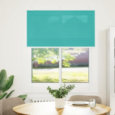vidaXL pliszírozott redőny Benzinzöld 105x150 cm Szövetszélesség (4015399) lakástextília