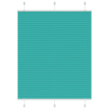 vidaXL pliszírozott redőny Benzinzöld 110x150 cm szövetszélesség redőny