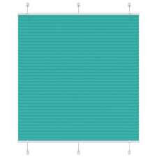 vidaXL pliszírozott redőny Benzinzöld 115x150 cm szövetszélesség redőny