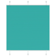 vidaXL pliszírozott redőny Benzinzöld 115x150 cm szövetszélesség lakástextília