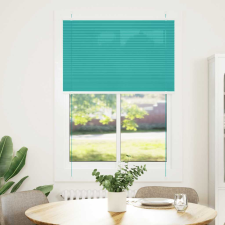 vidaXL pliszírozott redőny Benzinzöld 85x100 cm szövetszélesség (4015378) lakástextília