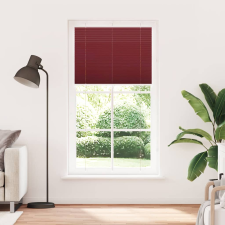 vidaXL pliszírozott redőny Bordeaux piros 110x200 cm szövetszélesség (4015264) lakástextília