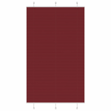 vidaXL pliszírozott redőny Bordeaux piros 115x200 cm Szövetszélesség lakástextília