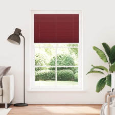vidaXL pliszírozott redőny Bordeaux piros 115x200 cm Szövetszélesség (4015265) lakástextília