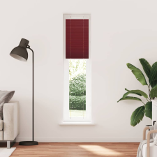 vidaXL pliszírozott redőny Bordeaux piros 50x200 cm szövetszélesség (4015252) redőny