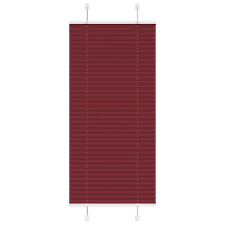 vidaXL pliszírozott redőny Bordeaux piros 55x100 cm Szövetszélesség redőny