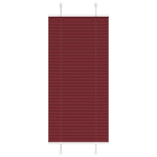 vidaXL pliszírozott redőny Bordeaux piros 65x100 cm szövetszélesség redőny
