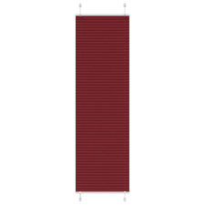 vidaXL pliszírozott redőny Bordeaux piros 65x200 cm szövetszélesség redőny