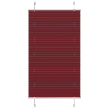 vidaXL pliszírozott redőny Bordeaux piros 75x150 cm Szövetszélesség lakástextília