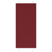 vidaXL pliszírozott redőny Bordeaux piros 95x200 cm Szövetszélesség redőny