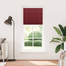 vidaXL pliszírozott redőny Bordeaux piros 95x200 cm Szövetszélesség (4015261) lakástextília