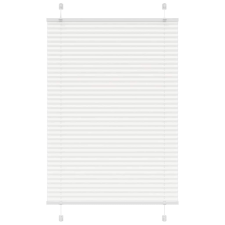 vidaXL pliszírozott redőny Fehér 100x100 cm szövetszélesség 99,4cm lakástextília