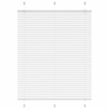 vidaXL pliszírozott redőny Fehér 105x150cm szövetszélesség 104,4cm redőny