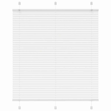 vidaXL pliszírozott redőny Fehér 120x150cm szövetszélesség 119,4cm lakástextília
