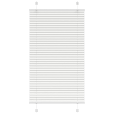 vidaXL pliszírozott redőny Fehér 75x150 cm szövetszélesség 74,4 cm lakástextília