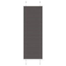 vidaXL pliszírozott redőny fekete 50x100 cm szövetszélesség 49,4 cm redőny