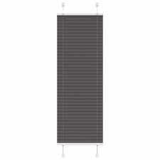 vidaXL pliszírozott redőny fekete 50x150 cm szövetszélesség 49,4 cm redőny