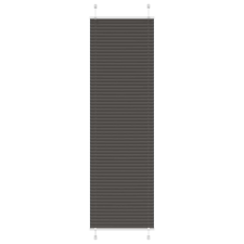 vidaXL pliszírozott redőny fekete 55x200 cm szövetszélesség 54,4 cm redőny