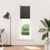 vidaXL pliszírozott redőny fekete 60x200 cm szövetszélesség 59,4 cm (4015152)