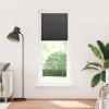 vidaXL pliszírozott redőny fekete 80x200 cm szövetszélesség 79,4 cm (4015156)