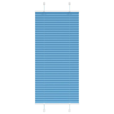 vidaXL pliszírozott redőny kék 55x100 cm szövetszélesség 54,4 cm redőny