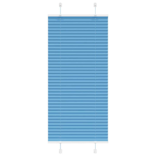 vidaXL pliszírozott redőny kék 65x100 cm szövetszélesség 64,4 cm redőny
