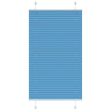 vidaXL pliszírozott redőny kék 70x150 cm szövetszélesség 69,4 cm lakástextília