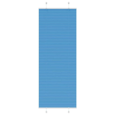 vidaXL pliszírozott redőny kék 70x200 cm szövetszélesség 69,4 cm lakástextília