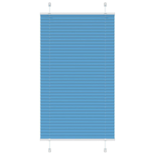 vidaXL pliszírozott redőny kék 75x100 cm szövetszélesség 74,4 cm lakástextília