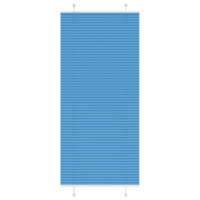 vidaXL pliszírozott redőny kék 85x200 cm szövetszélesség 84,4 cm redőny