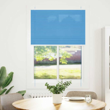 vidaXL pliszírozott redőny kék 90x100 cm szövetszélesség 89,4 cm (4015175) lakástextília
