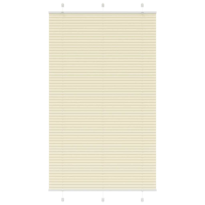 vidaXL pliszírozott redőny krém 115x200 cm szövetszélesség 114,4 cm redőny